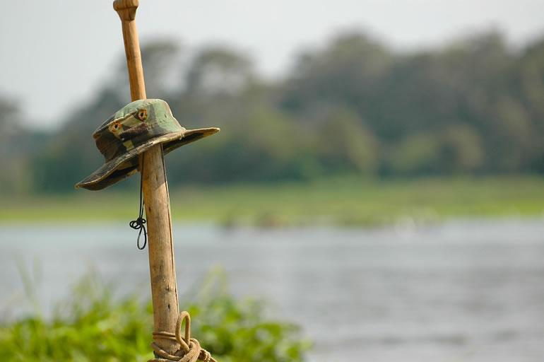 Hat on a stick